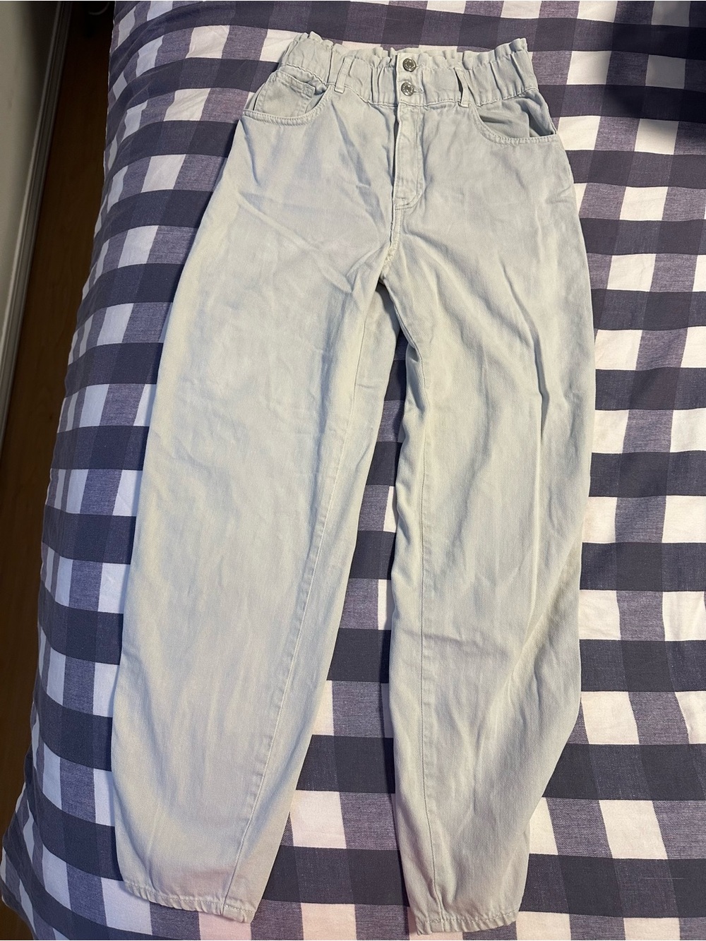 Pull&Bear Light Green Boyfriend Jeans